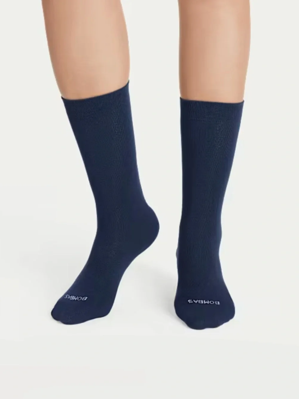 Bombas Navy Blue Lightweight Women’s Calf Dress Crew Socks Set of 3 Pairs NWT